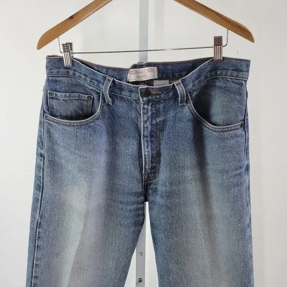 LEVI STRAUSS SIGNATURE 1873 regular fit denim Sz 34X36 - Picture 2 of 7